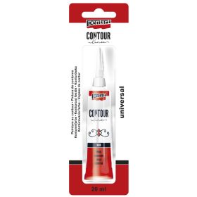 Pentart Kontúrozó festék 20 ml piros - 11032