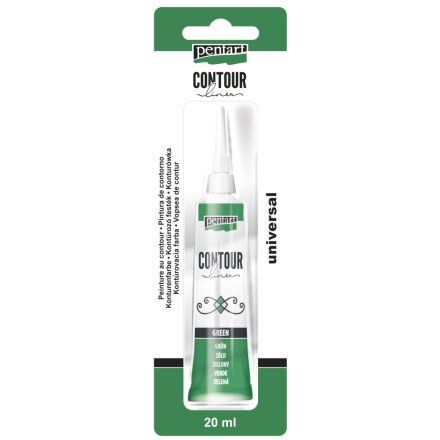Pentart Kontúrozó festék 20 ml zöld - 11033