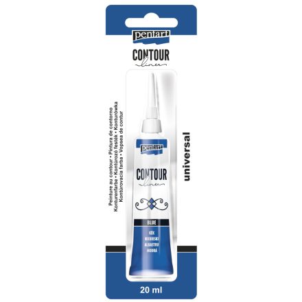 Pentart Kontúrozó festék 20 ml kék - 11034