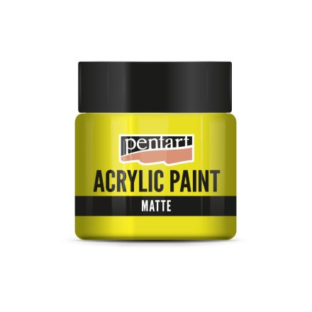 Pentart Matt akrilfesték 50 ml sárga - 1153