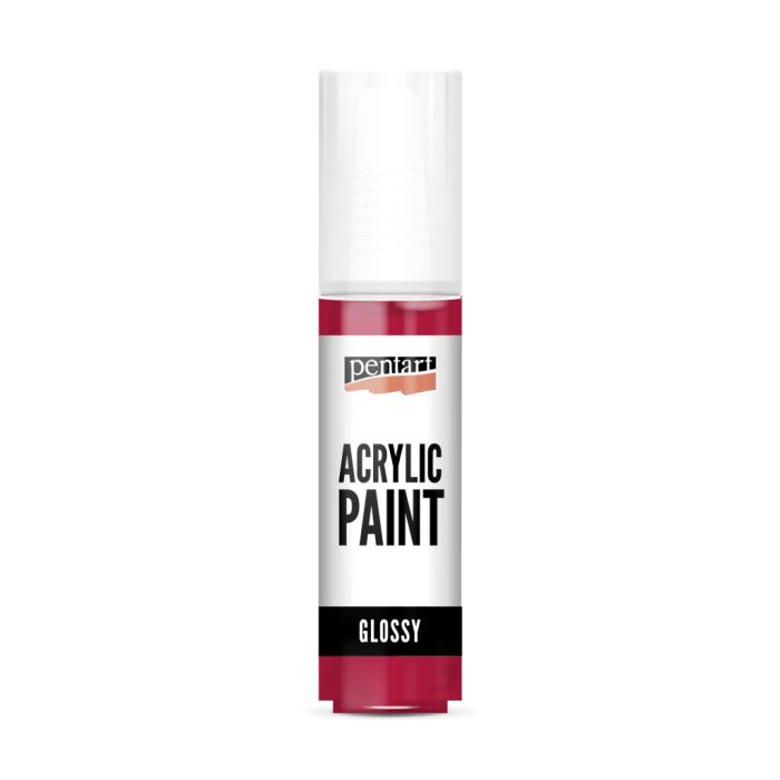 Pentart Fényes akrilfesték 20 ml kármin - 118