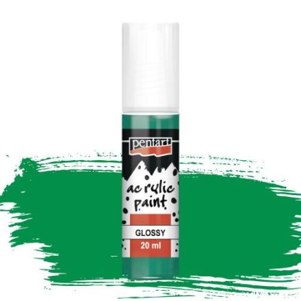 Pentart Fényes akrilfesték 20 ml zöld - 123