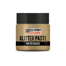 Pentart Glitterpaszta közepes 50 ml arany - 13048