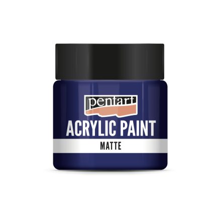 Pentart Matt akrilfesték 50 ml sötétkék - 1307