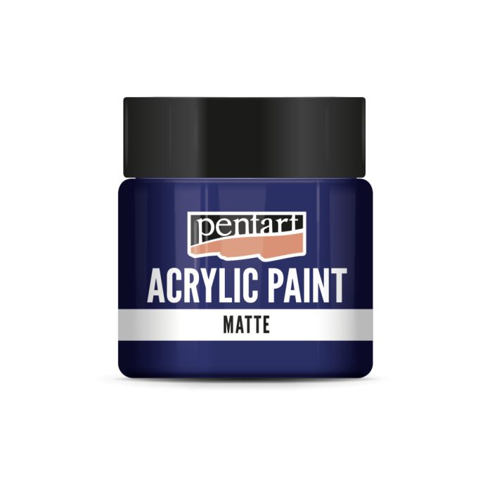Pentart Matt akrilfesték 50 ml sötétkék - 1307