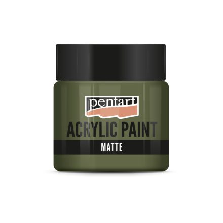 Pentart Matt akrilfesték 50 ml kekizöld - 13112
