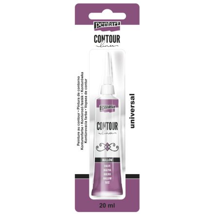 Pentart Kontúrozó festék 20 ml mályva - 13137