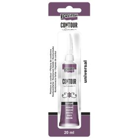 Pentart Kontúrozó festék 20 ml padlizsán - 13138