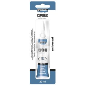Pentart Kontúrozó festék 20 ml acélkék - 13139