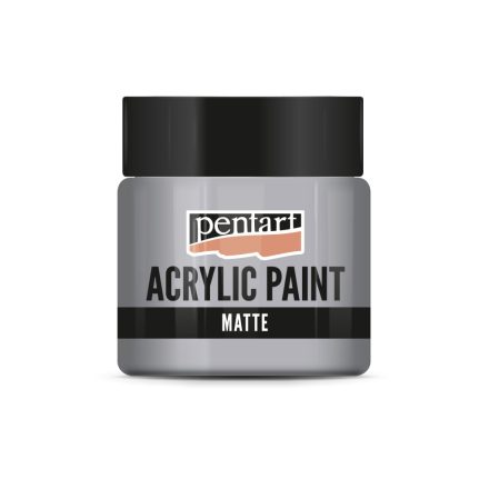 Pentart Matt akrilfesték 50 ml szürke - 1316