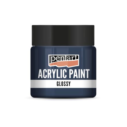 Pentart Fényes akrilfesték 50 ml indigókék - 13368