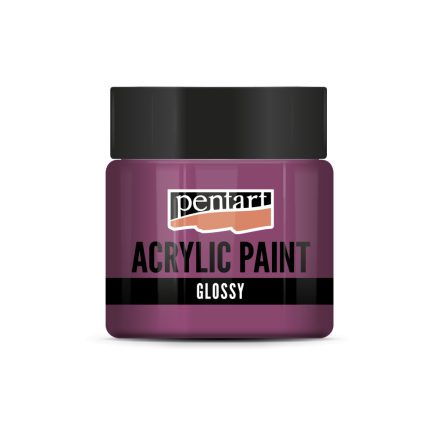 Pentart Fényes akrilfesték 50 ml mályva - 13369