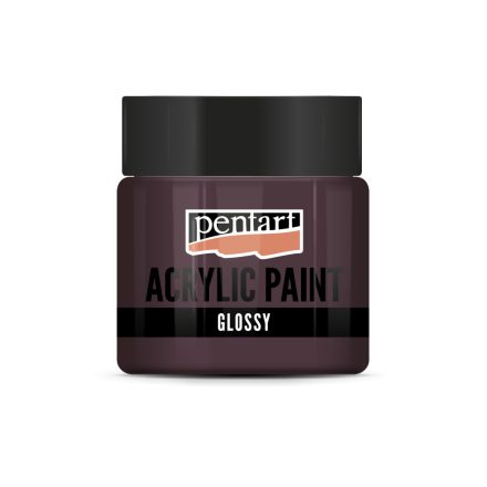 Pentart Fényes akrilfesték 50 ml padlizsán - 13370