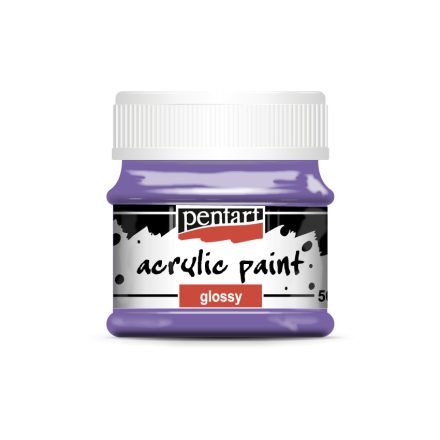 Pentart Fényes akrilfesték 50 ml ibolyalila - 13374