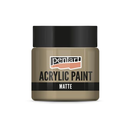Pentart Matt akrilfesték 50 ml mogyoró - 14112