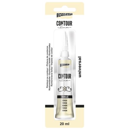 Pentart Kontúrozó festék 20 ml vanília - 14113