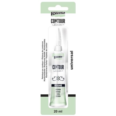 Pentart Kontúrozó festék 20 ml pisztácia - 14115