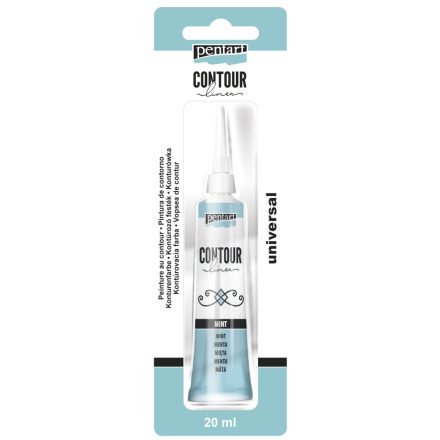 Pentart Kontúrozó festék 20 ml menta - 14116