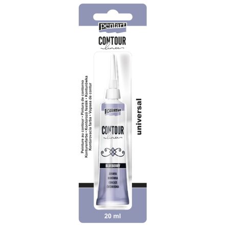 Pentart Kontúrozó festék 20 ml áfonya - 14117