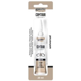 Pentart Kontúrozó festék 20 ml mogyoró - 14120