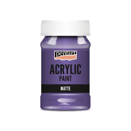 Pentart Matt akrilfesték 100 ml ibolyalila - 16156