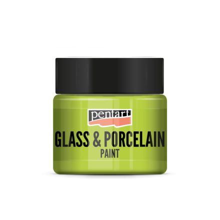 Pentart GLOW sötétben világító akrilfesték 30 ml limezöld - 16480