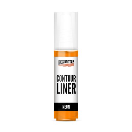 Pentart Kontúrozó festék 20 ml neon narancs - 17490
