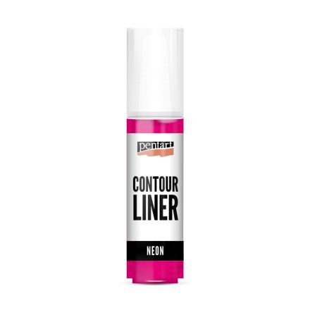 Pentart Kontúrozó festék 20 ml neon pink - 17491