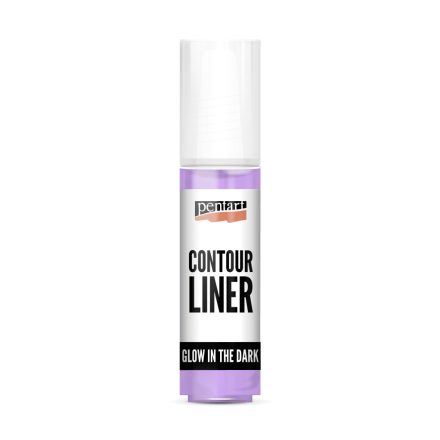 Pentart Kontúrozó festék 20 ml glow lila - 17496