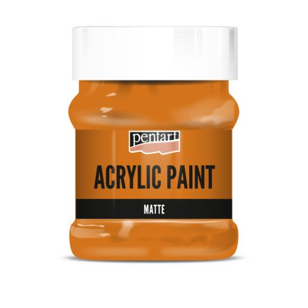 Pentart Matt akrilfesték 230 ml narancs - 17548