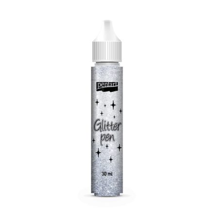 Pentart Csillámtoll, 30 ml szivárvány - 18688