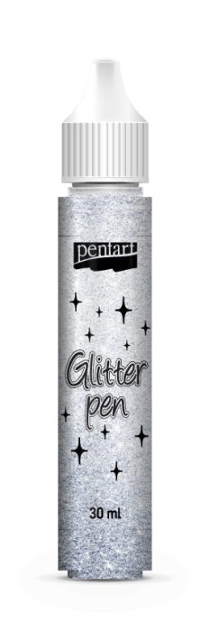 Pentart Csillámtoll, 30 ml szivárvány - 18688