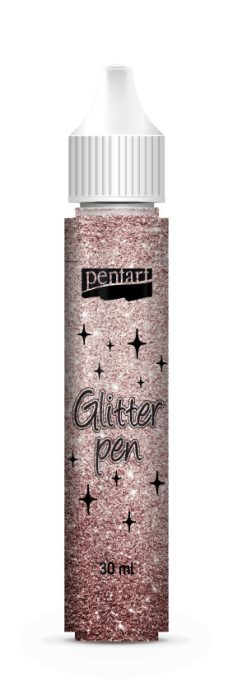 Pentart Csillámtoll, 30 ml bronz - 18690
