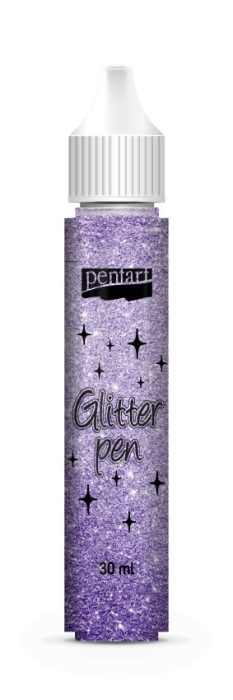 Pentart Csillámtoll, 30 ml lila - 18693