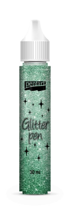Pentart Csillámtoll, 30 ml sötétzöld - 18697