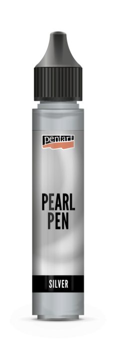 Pentart Gyöngytoll, 30 ml ezüst - 18755