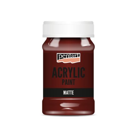 Pentart Matt akrilfesték 100 ml bordó 7121 - 1988