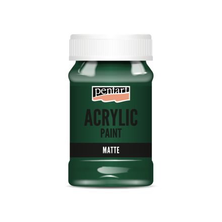 Pentart Matt akrilfesték 100 ml fenyőzöld 2261 - 1995
