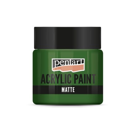 Pentart Matt akrilfesték 50 ml zöld - 2
