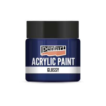 Pentart Fényes akrilfesték 50 ml sötétkék - 2030