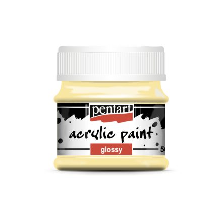 Pentart Fényes akrilfesték 50 ml tejeskévé - 2048