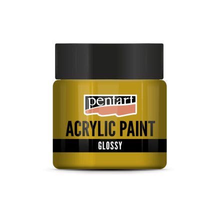 Pentart Fényes akrilfesték 50 ml okker - 2050