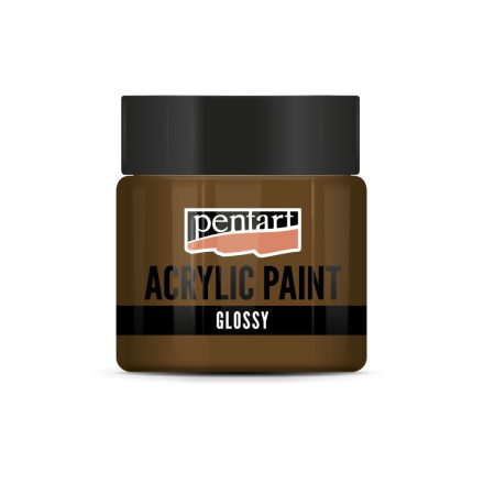 Pentart Fényes akrilfesték 50 ml gesztenye - 2052