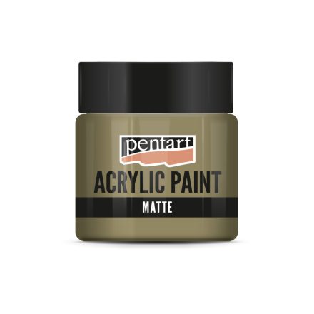 Pentart Matt akrilfesték 50 ml sólyombarna - 20987