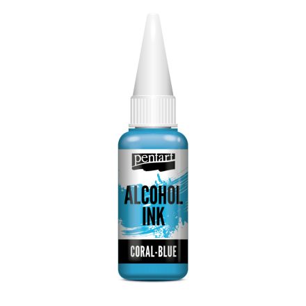 Pentart Média tinta 20 ml korallkék - 21043