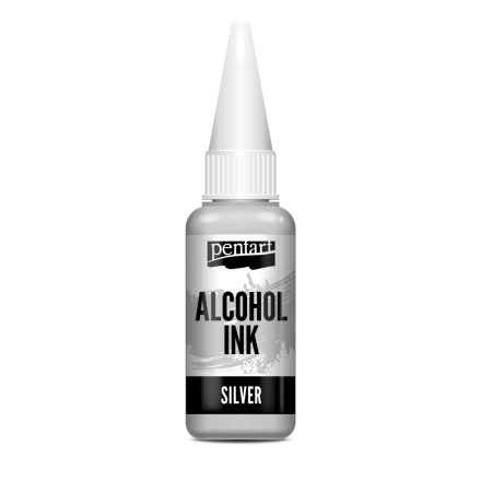 Pentart Média tinta metál 20 ml ezüst - 21049
