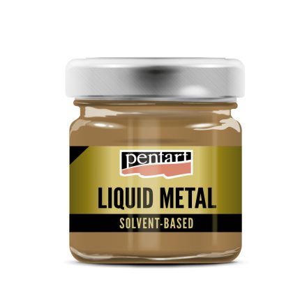 Pentart Folyékony fém 30 ml antikarany - 21083