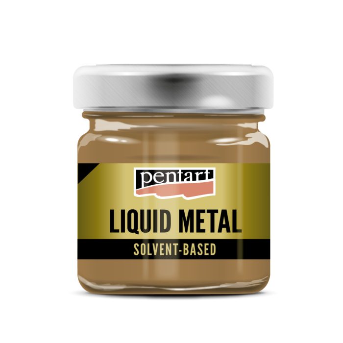 Pentart Folyékony fém 30 ml antikarany - 21083