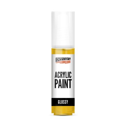 Pentart Fényes akrilfesték 20 ml napsárga - 2124