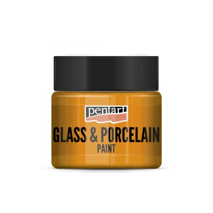 Pentart Üveg és porcelánfesték 30 ml narancs - 21336